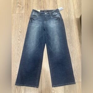 Blue Spice. Dark Wash Flare Jeans. Size 3